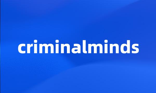 criminalminds