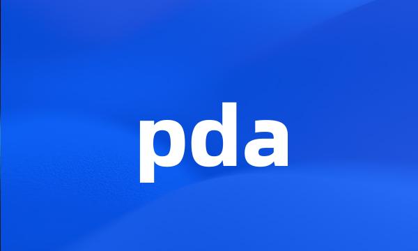 pda