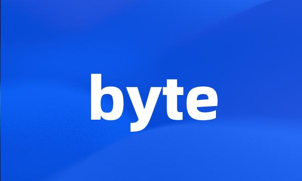 byte