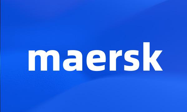 maersk