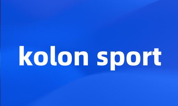 kolon sport