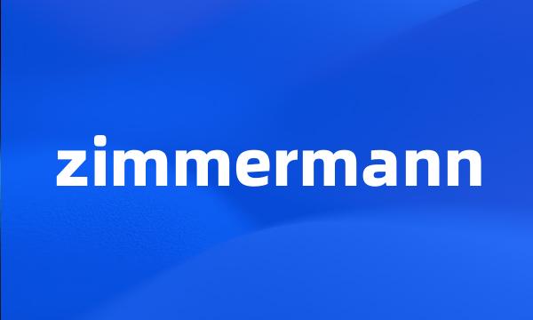 zimmermann