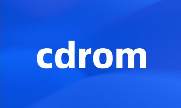 cdrom