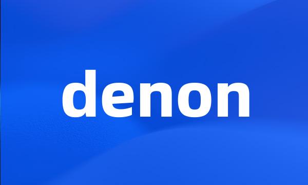 denon