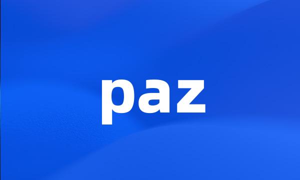 paz