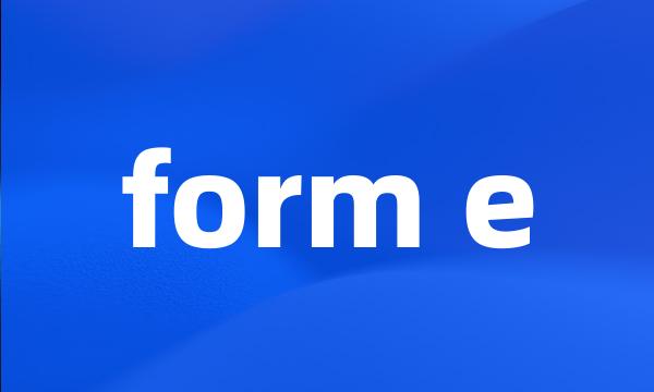 form e