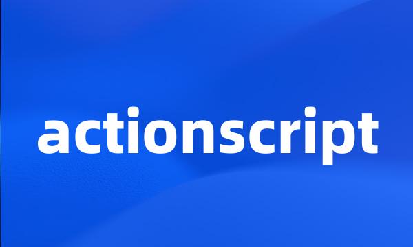 actionscript