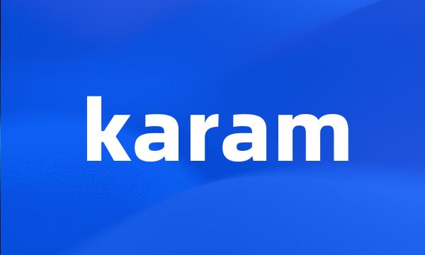 karam