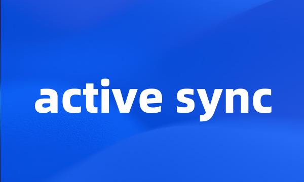 active sync