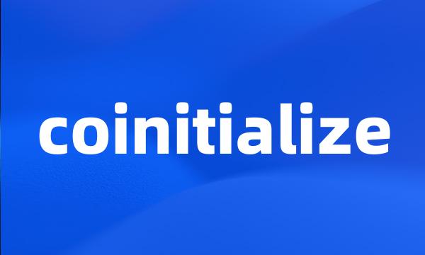 coinitialize