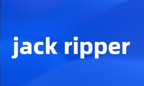 jack ripper