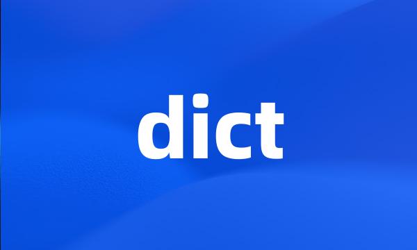 dict