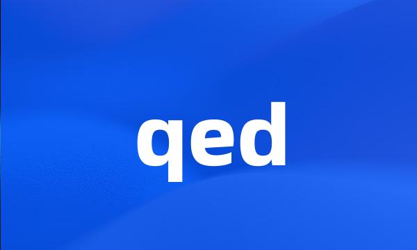 qed