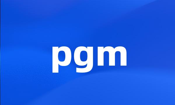 pgm