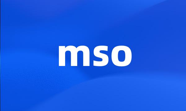 mso