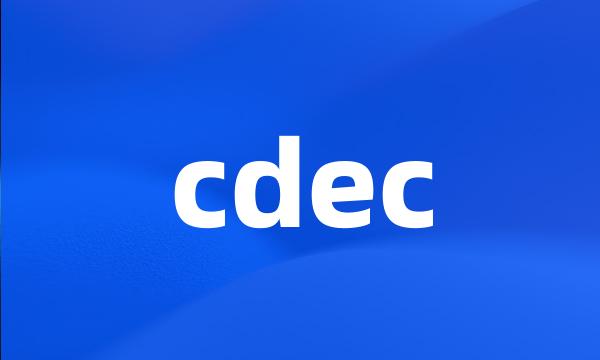 cdec