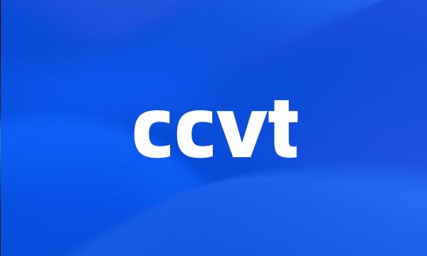 ccvt