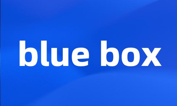 blue box