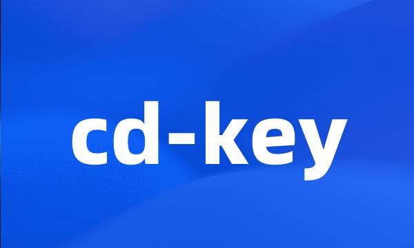 cd-key