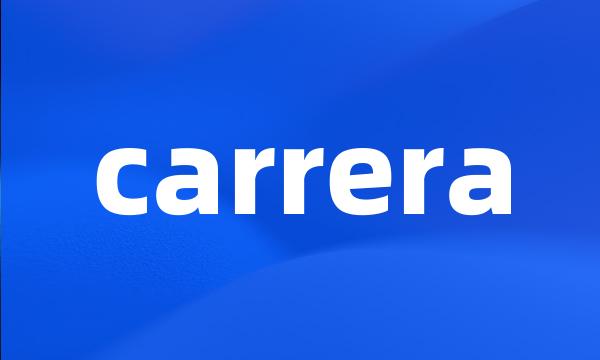 carrera