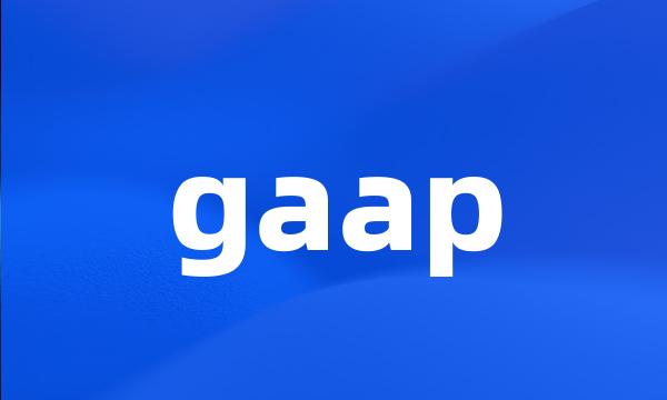 gaap