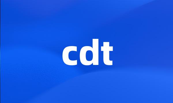 cdt