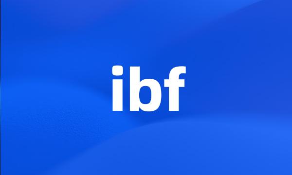 ibf