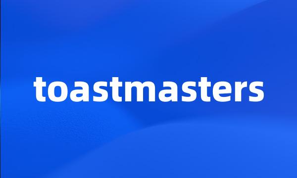 toastmasters