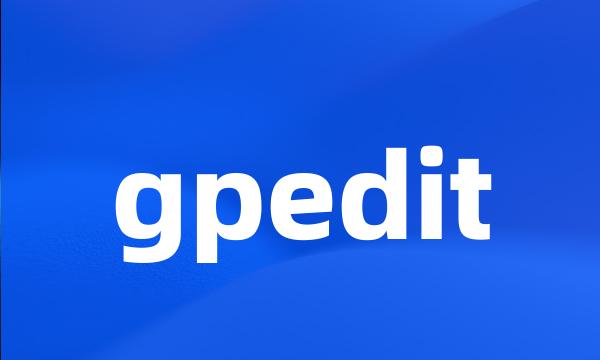 gpedit