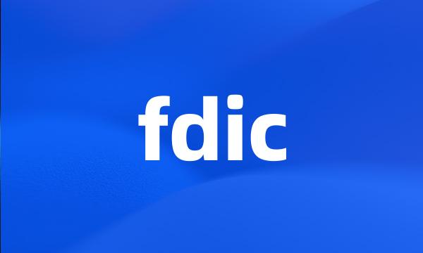 fdic