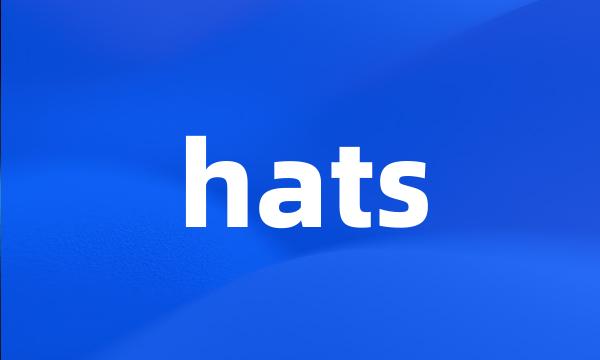 hats