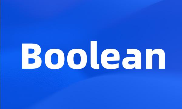 Boolean