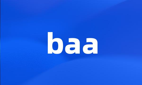 baa