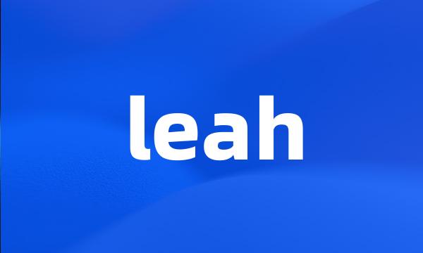 leah