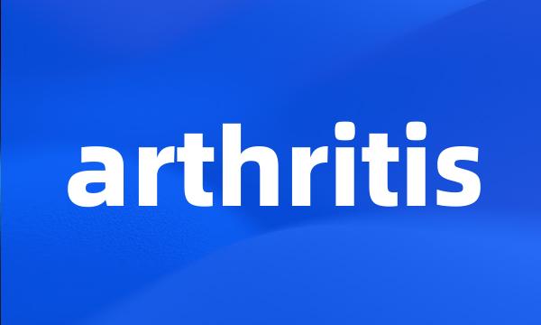 arthritis