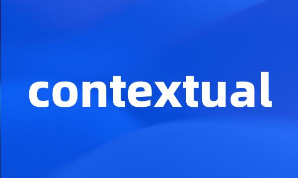 contextual