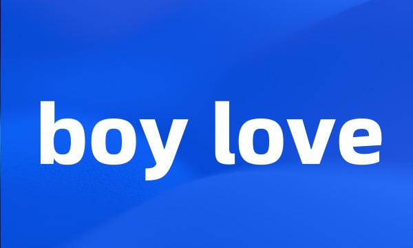 boy love