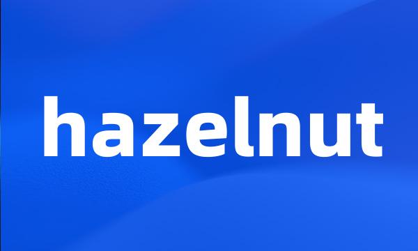 hazelnut