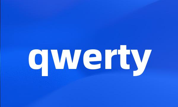 qwerty