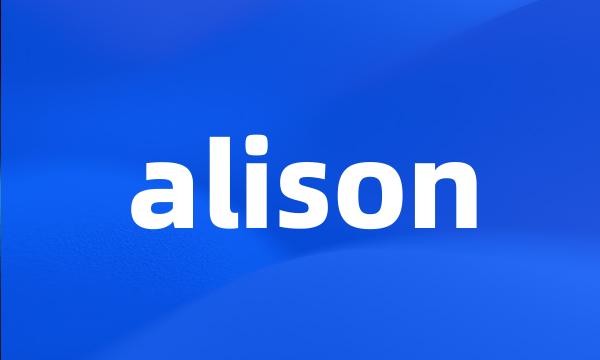 alison