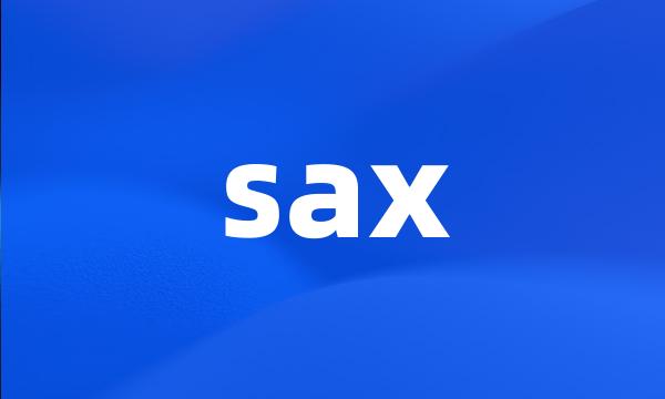 sax