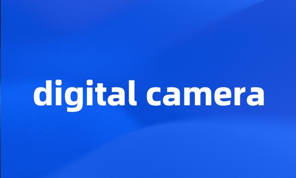 digital camera