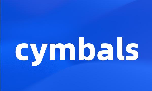 cymbals