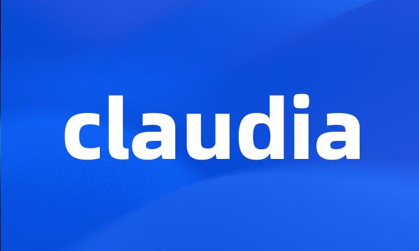 claudia