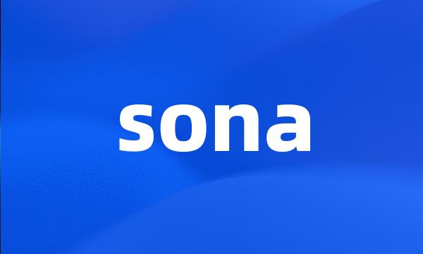 sona