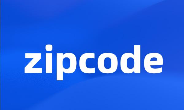 zipcode