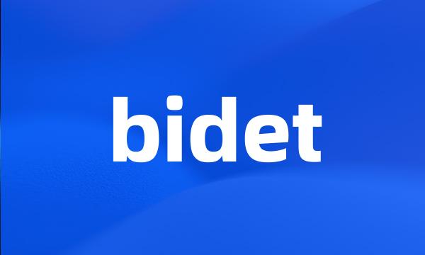 bidet