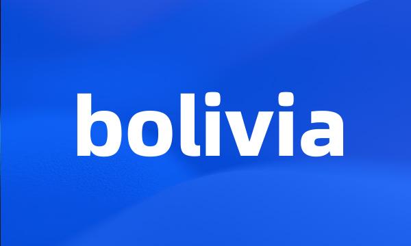 bolivia