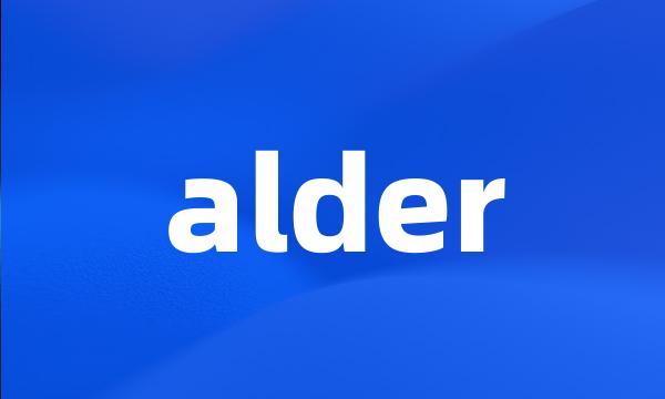 alder