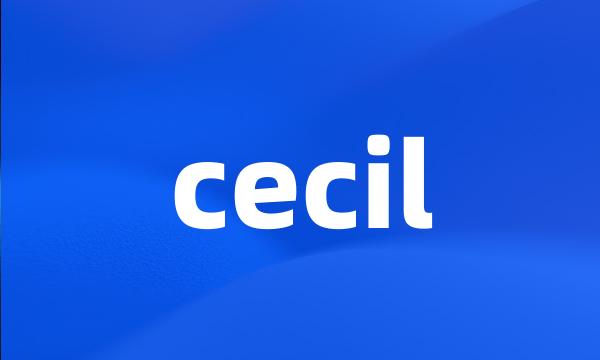 cecil